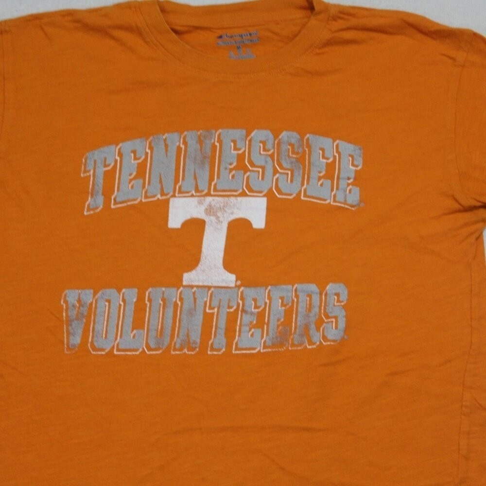 Champion Men Orange Shirt Tennessee Volunteers NCAA Size Medium - Picture 4 of 10